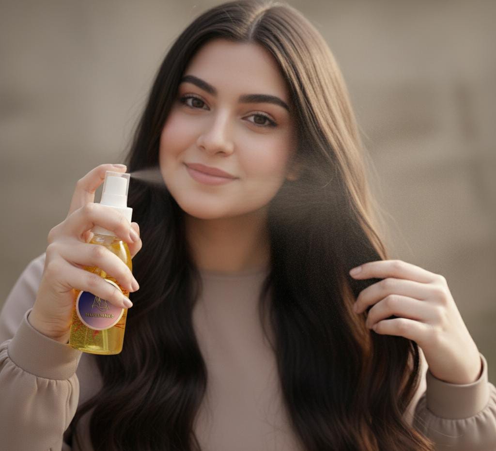 Rosemary Hair Serum + Zafrani Toner (50ml) | Herbal Hair Growth, Anti-Hair Fall & Shine Booster