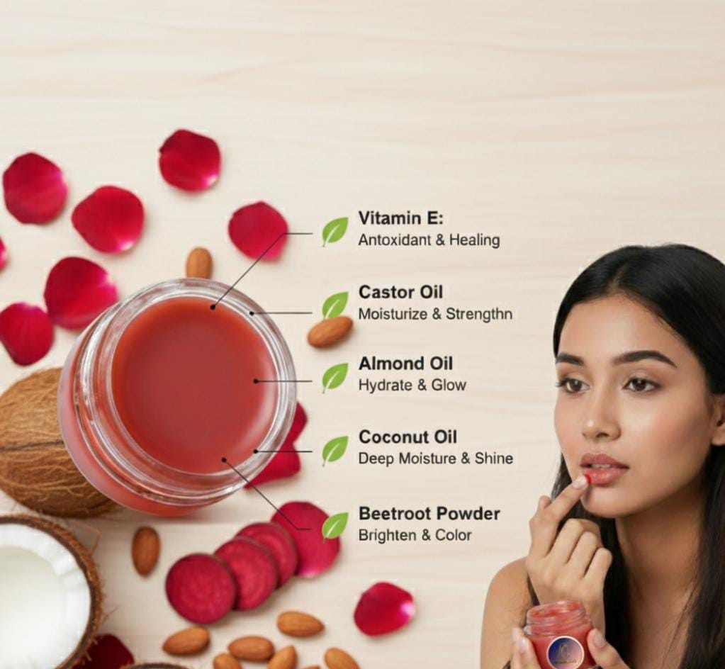 Herbal Lip Balm(10g)  – Moisturizing & Nourishing for Soft Lips