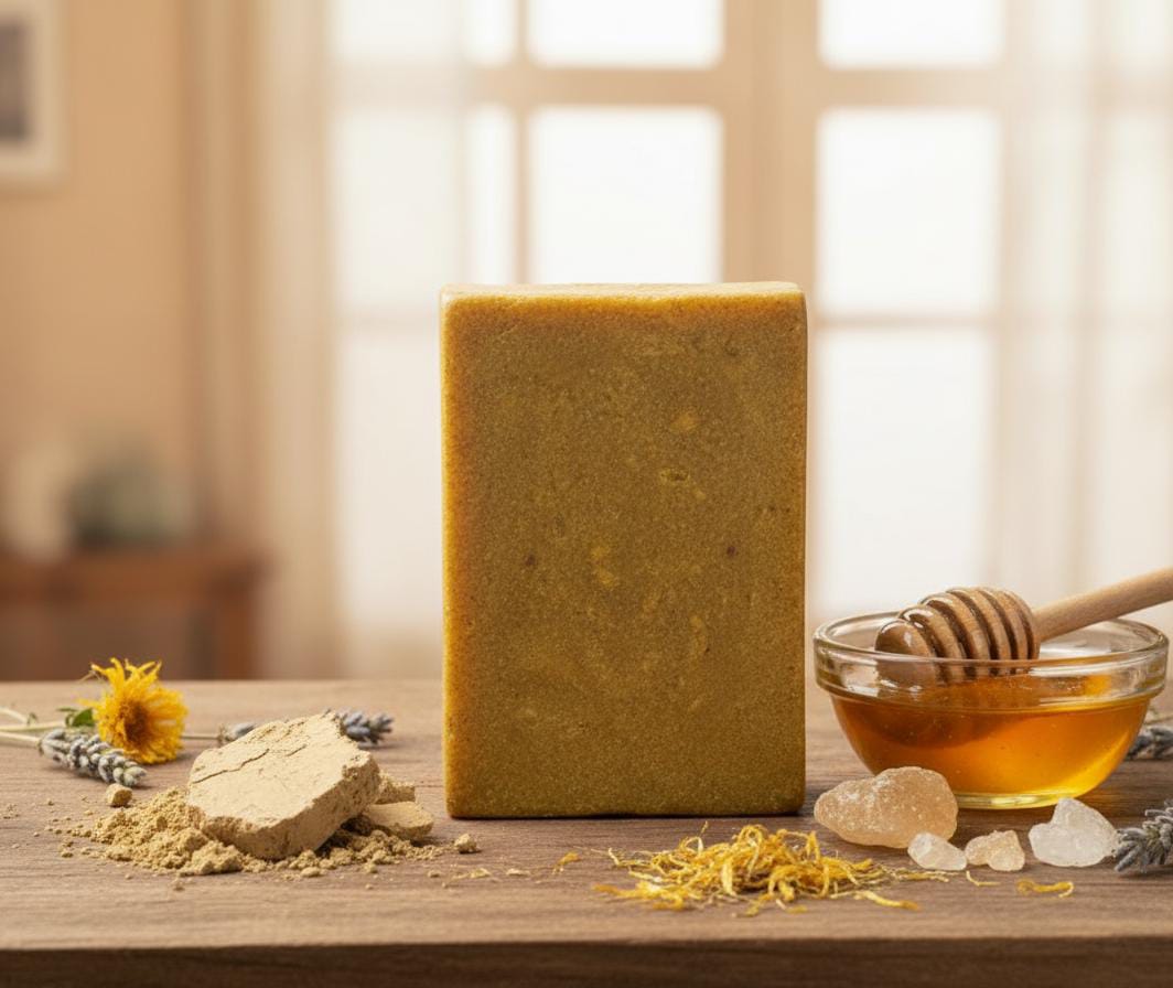 Herbal Whitening & Glow Body Soap – Mulathi & Honey Formula